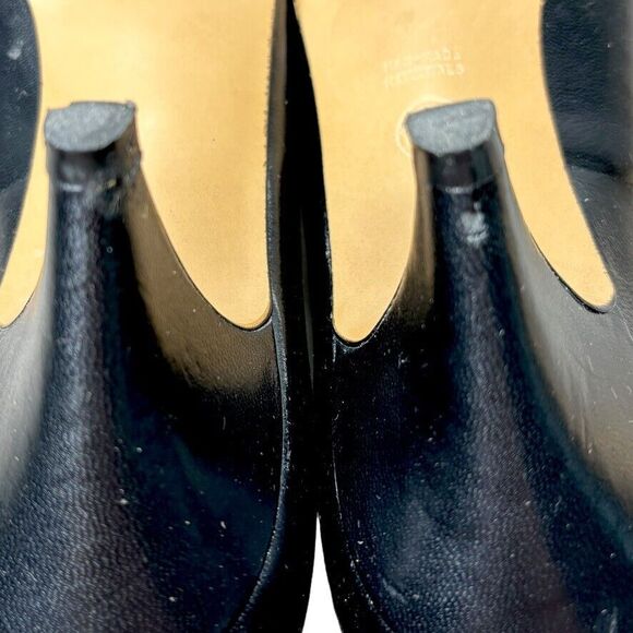 Air Step Vintage "UNION MADE AFL-CIO CLC" seal Black Heel Womens Size 7.5 Wide - Picture 9 of 12